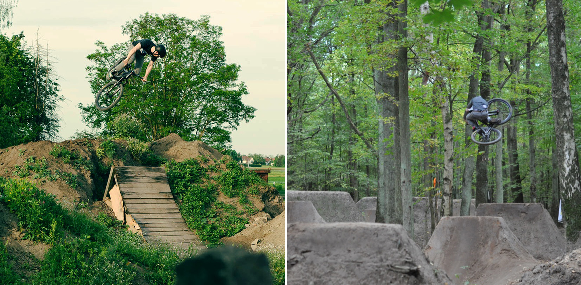 Dirtbike am Zabo-Trail in Nürnberg: 360 und Tabletop