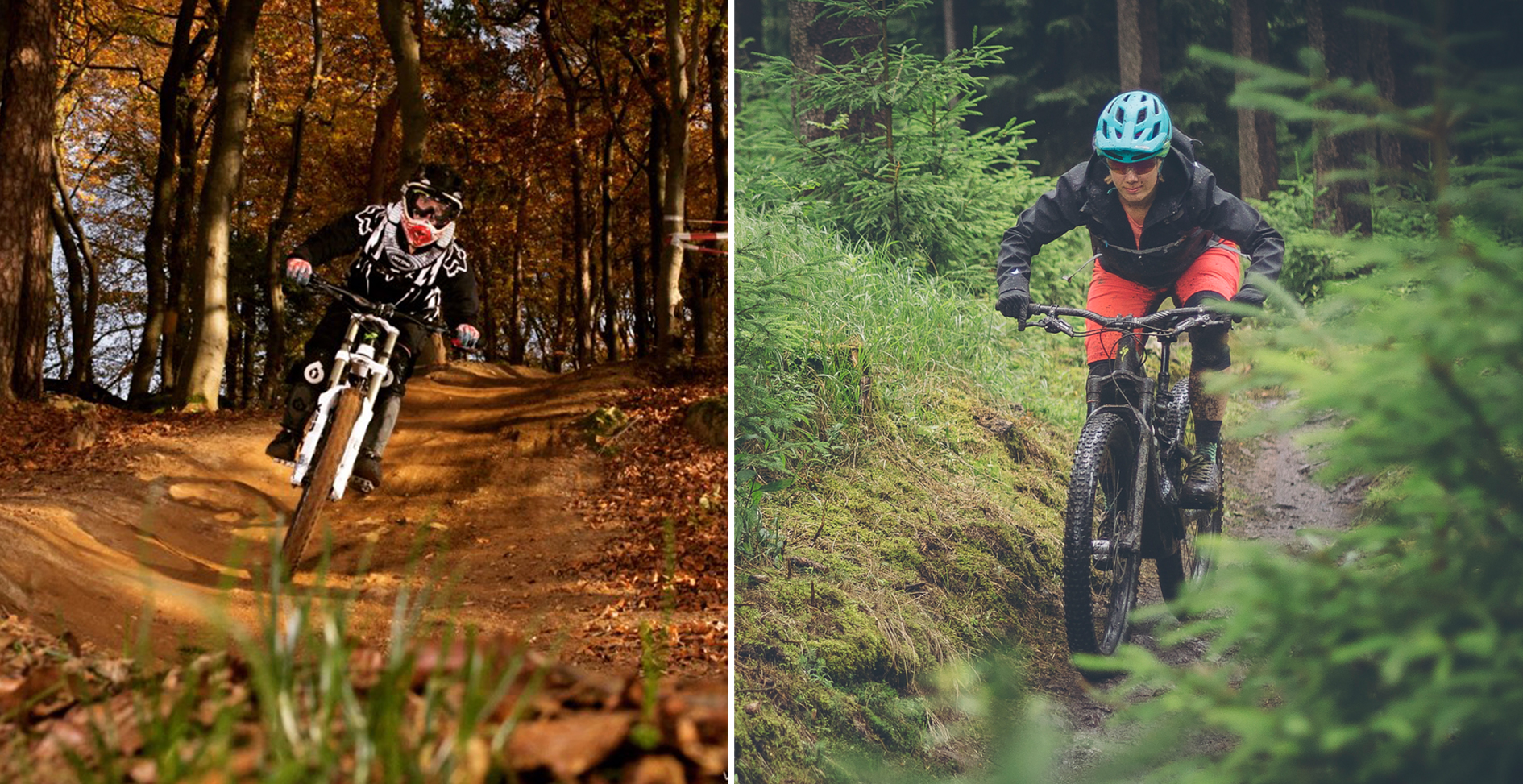 Begeisterte Mountainbikerinnnen