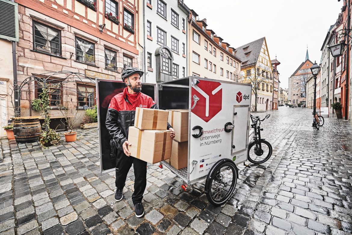 Citylogistik-Projekt: Nürnberg ist bundesweiter Vorreiter für Lasten-E-Bikes